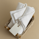 Man Black Solid  towel demo